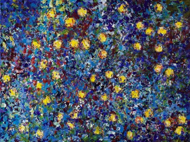 Pittura intitolato "Un dia de primavera" da Pia Andersen, Opera d'arte originale, Olio