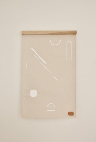 Peinture intitulée "Acrylique blanc sur…" par Pia Metni, Œuvre d'art originale, Acrylique