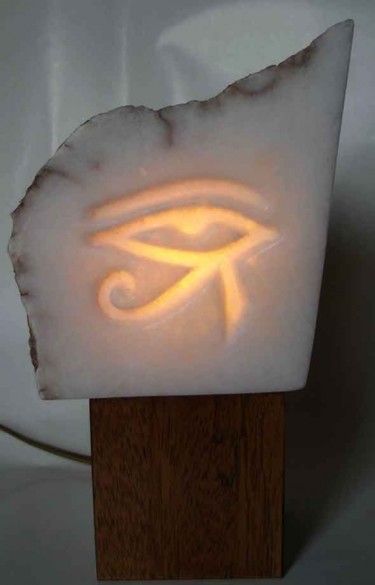 Sculpture intitulée "L'œil d'Horus" par Pian, Œuvre d'art originale