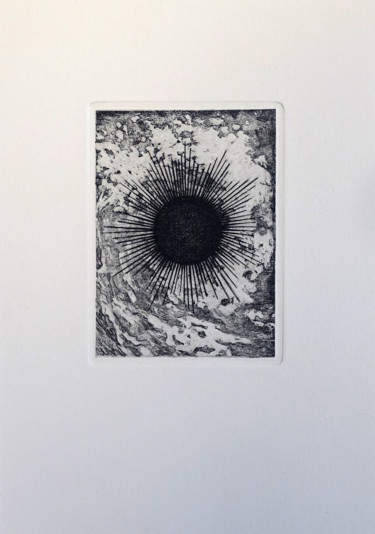 Prenten & gravures getiteld "Endless wave" door Pia Nicotra, Origineel Kunstwerk, Ets