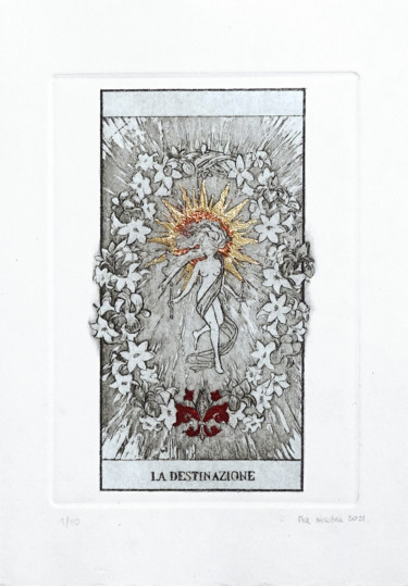 印花与版画 标题为“La destinazione” 由Pia Nicotra, 原创艺术品, 蚀刻