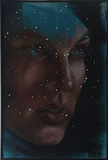 Картина под названием "Frammento 1" - Pia Nicotra, Подлинное произведение искусства, Масло Установлен на Деревянная рама для…