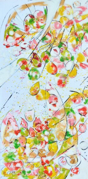 "Evaporation" Peinture intitulée ""Evaporation"" par Barbara Piatti, Œuvre d'art originale, Huile Monté sur Châssis en bois