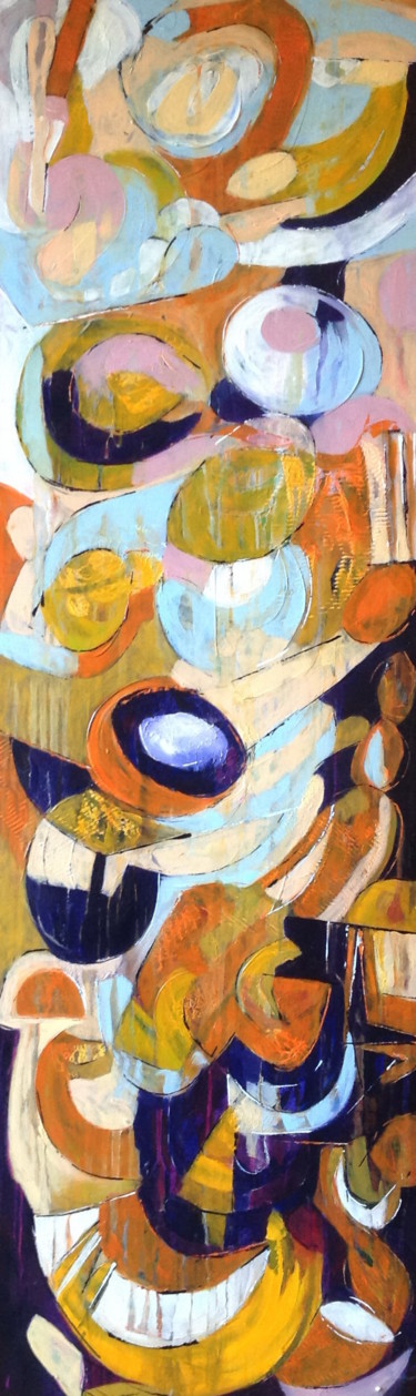 Peinture intitulée "Conversion" par Barbara Piatti, Œuvre d'art originale, Huile