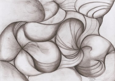 Dessin intitulée "Mélange." par Pibou, Œuvre d'art originale, Crayon