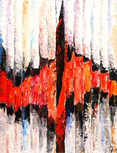 Painting titled "Red" by Picchio-Specht Dieter, Original Artwork