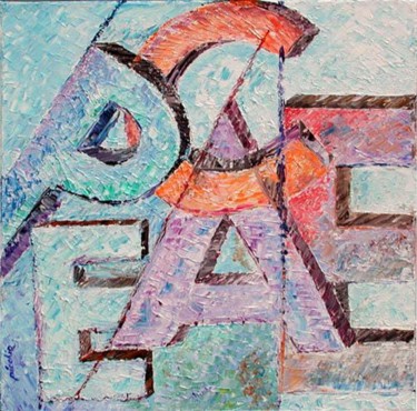 Painting titled "Peace" by Picchio-Specht Dieter, Original Artwork