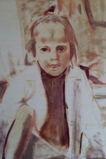 Schilderij getiteld "KID" door Picco, Origineel Kunstwerk