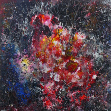Pich ' magic abstract art 124 Peinture intitulée "Pich ' magic abstra…" par Pich, Œuvre d'art originale, Acrylique Monté sur Châssis