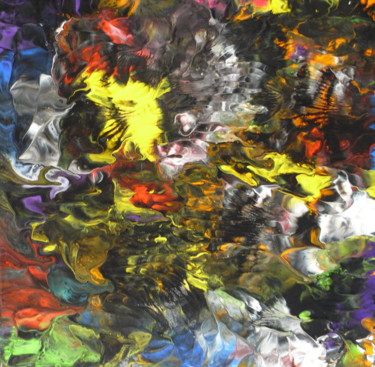 Pich ' magic abstract art 150 Peinture intitulée "Pich ' magic abstra…" par Pich, Œuvre d'art originale, Acrylique Monté sur Châssis