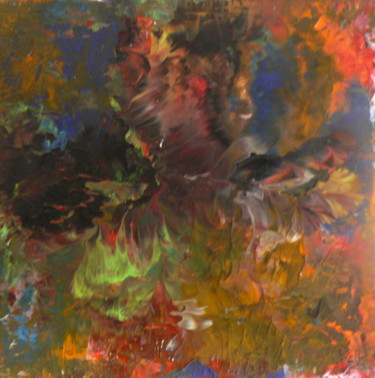 Картина под названием "Pich ' magic abstra…" - Pich, Подлинное произведение искусства, Акрил Установлен на Деревянная рама д…