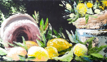 Картина под названием "Вкус к жизни" - Olga Pichkurova, Подлинное произведение искусства, Масло