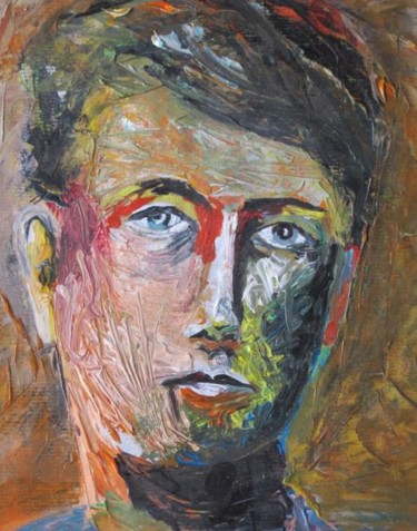 Peinture intitulée "Paul" par Pichov, Œuvre d'art originale, Huile