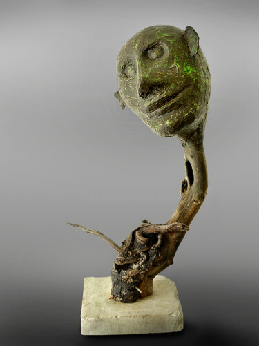 Sculpture intitulée ""Esprit Joyeux de l…" par Picrate, Œuvre d'art originale, Ciment