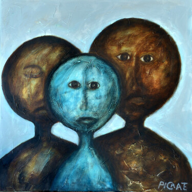 Картина под названием ""Spiritual Son" sér…" - Picrate, Подлинное произведение искусства, Акрил
