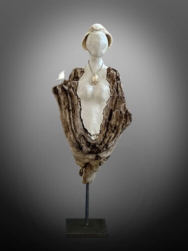 Sculpture titled "Sophisticated Venus" by Picrate, Original Artwork, Clay
