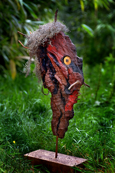 Sculpture intitulée "Guerrier de Grand V…" par Picrate, Œuvre d'art originale