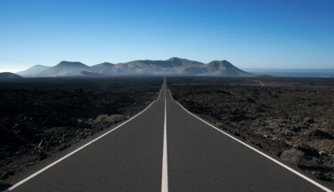 Photographie intitulée "Road to infinity 2" par Pier Maulini, Œuvre d'art originale, Photographie numérique