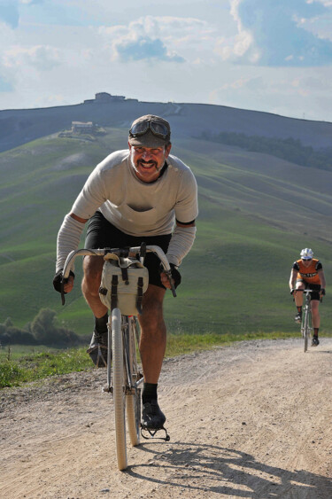 Φωτογραφία με τίτλο "Eroic cyclist" από Pier Maulini, Αυθεντικά έργα τέχνης, Ψηφιακή φωτογραφία