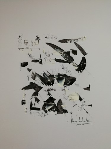 Peinture intitulée "Valse d'hirondelles" par Pierre Schutz, Œuvre d'art originale, Acrylique