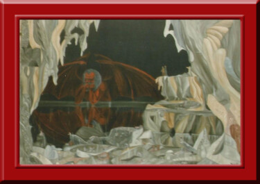 Pintura titulada "inferno.jpg" por Pierga Dettori, Obra de arte original, Oleo