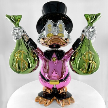 Скульптура под названием "Billionaire Duck Pi…" - Pieri Gallery (Pieri), Подлинное произведение искусства, Смола