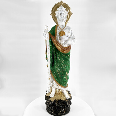 Escultura intitulada "San Judas Tadeo Edi…" por Pieri Gallery (Pieri), Obras de arte originais, Resina