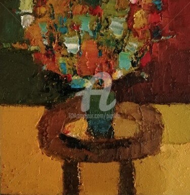 Peinture intitulée "Bouquet" par Pierre-Antoine Lépine, Œuvre d'art originale, Huile