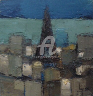 Картина под названием "Paris s'éveille; Pa…" - Pierre-Antoine Lépine, Подлинное произведение искусства, Масло