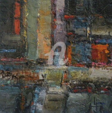 Painting titled "Madison square" by Pierre-Antoine Lépine, Original Artwork, Oil