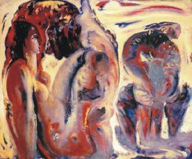 Painting titled "THE WET NURSES" by Pierluigi Ferrari, Original Artwork