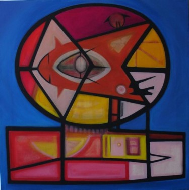 Painting titled "stellare" by Pier Maurizio Greco, Original Artwork