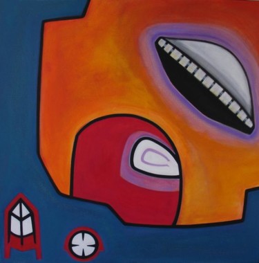 Painting titled "borderline" by Pier Maurizio Greco, Original Artwork