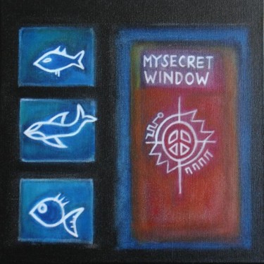 Pittura intitolato "my secret window" da Pier Maurizio Greco, Opera d'arte originale