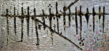 Pittura intitolato "NATURA E ARTIFICIO…" da Piero Racchi, Opera d'arte originale, Acrilico Montato su Altro pannello rigido