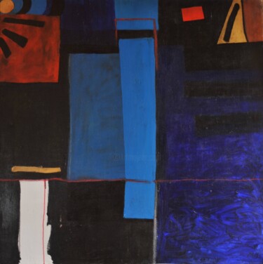 Peinture intitulée "Un grand manque" par Pierre-Alain Mathieu, Œuvre d'art originale, Acrylique Monté sur Châssis en bois