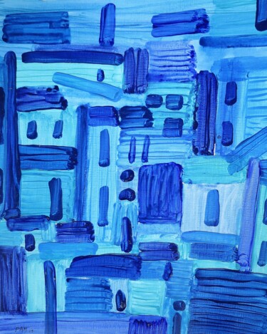 Painting titled "Ouvertures" by Pierre-Alain Mathieu, Original Artwork, Acrylic