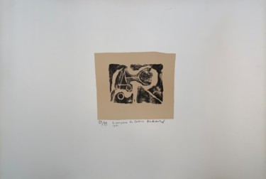 Gravures & estampes intitulée "Le Complexe Du Sphi…" par Pierre Alechinsky, Œuvre d'art originale, Lithographie