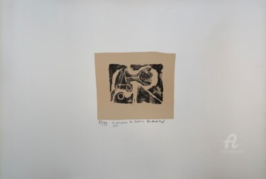 Gravures & estampes intitulée "Le Complexe Du Sphi…" par Pierre Alechinsky, Œuvre d'art originale, Lithographie