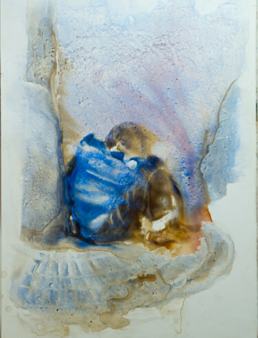 Peinture intitulée "Tristesse" par Pierre Alix, Œuvre d'art originale, Aquarelle
