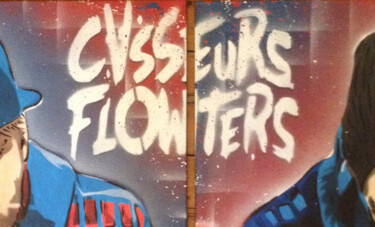 Malerei mit dem Titel "2-casseur-flowteurs…" von Pierre Alleyrat, Original-Kunstwerk, Acryl