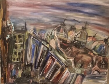 Place Saint-Marc Painting titled "Place Saint-Marc" by Pierre Ann Dargent, Original Art, Oil