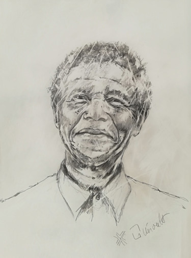 Dessin intitulée "Nelson" par Pierre Gueroult, Œuvre d'art originale, Crayon