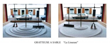 Sculpture intitulée "GRATTEUSE A SABLE L…" par Pierre Bourquin, Œuvre d'art originale