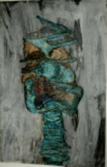 Painting titled "profil naïf" by Pierre Carbonel, Original Artwork