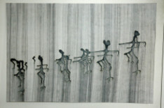 Pintura intitulada "homoncule dansant" por Pierre Carbonel, Obras de arte originais