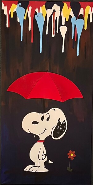 Painting titled "I don't care" by Pierre Colmain, Original Artwork, Acrylic