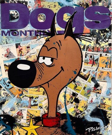 Pintura titulada "Dogs Magazine" por Pierre Colmain, Obra de arte original, Acrílico