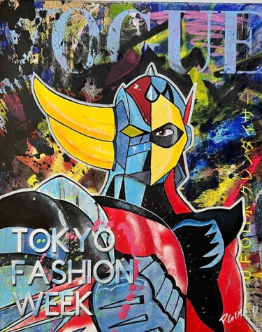 绘画 标题为“Tokyo Fashion Week” 由Pierre Colmain, 原创艺术品, 丙烯