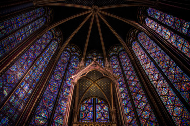 Fotografia intitulada "La Sainte Chapelle 4" por Pierre Duquoc, Obras de arte originais, Fotografia digital